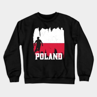 Poland Flag Soccer Football Team 2022 Crewneck Sweatshirt